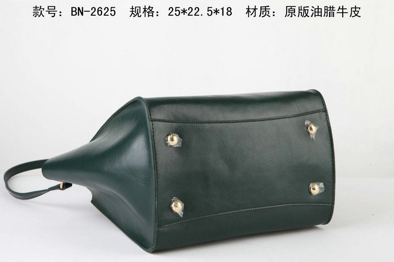 2014 Prada Calf Leather Tote Bag BN2625 green